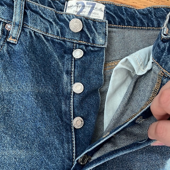 Free people We the Free Rocky Mountain Straight Leg Jeans High Waisted - Picture 11 of 14